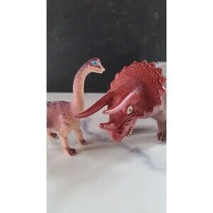 Brachiosaurus Triceratops Dinosaur Set